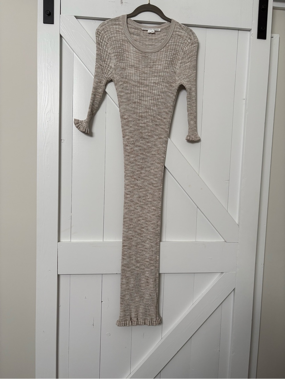Veronica Beard Richie stretch ribbed midi dress old money classic size small - Picture 5 of 12